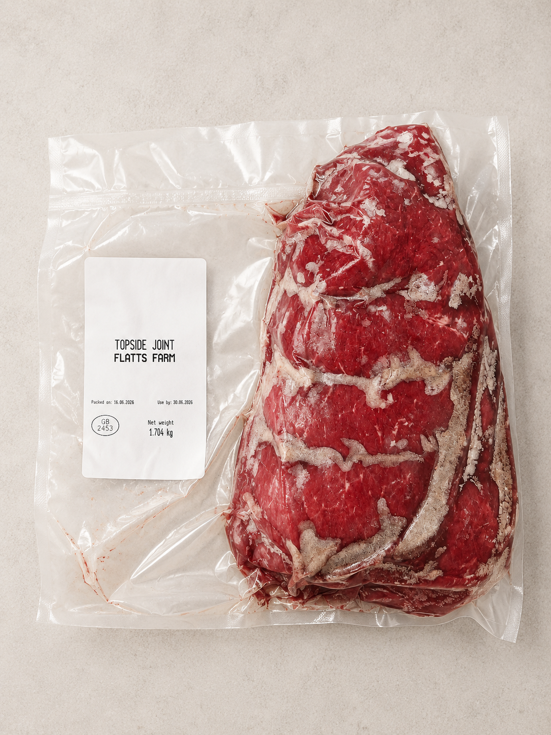 Topside - estimated 1.5 kg